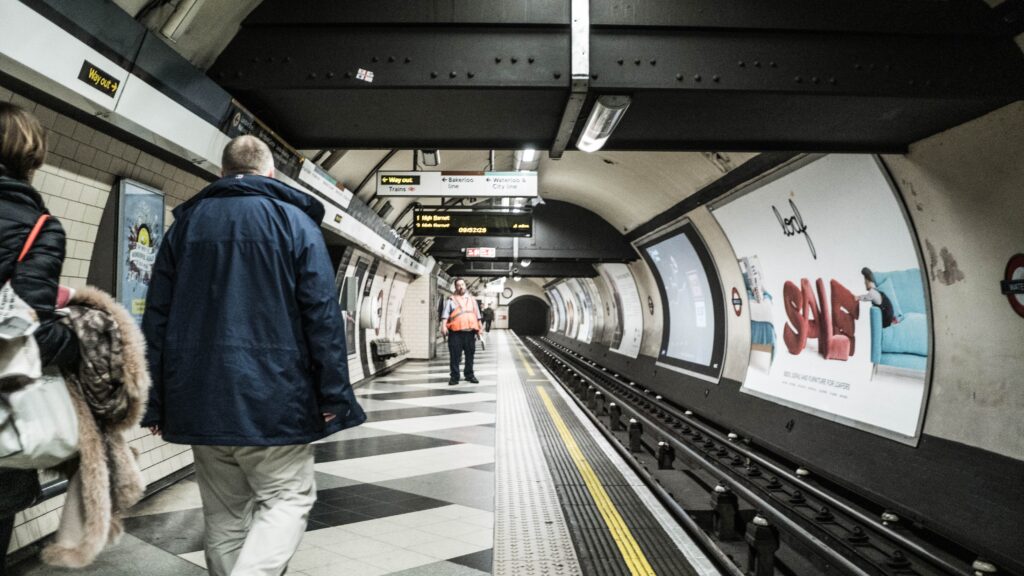 London underground platform